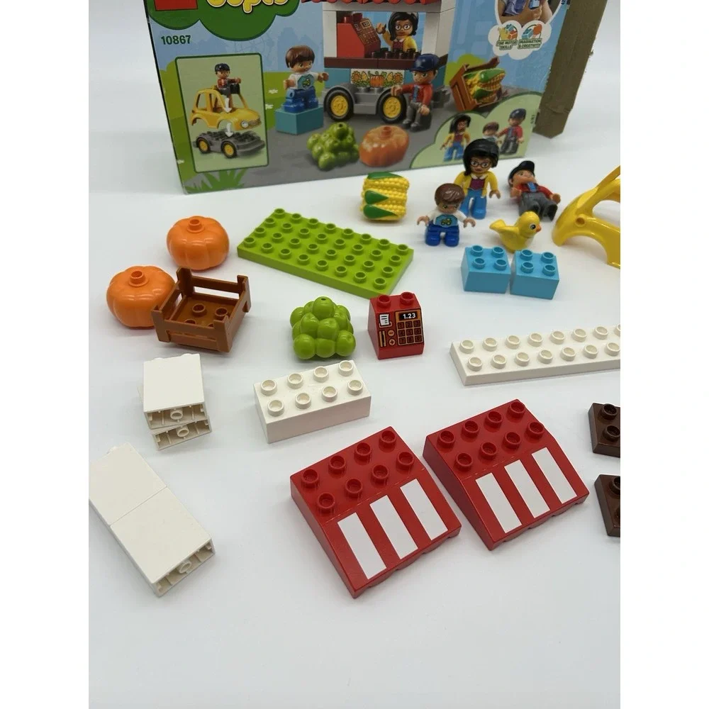 Retired 2018 LEGO Duplo Town - Farmers' Market 10867-Used Set-Complete w/Box - Picture 4 of 11